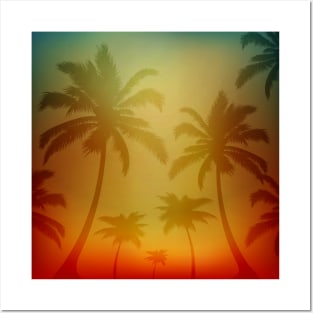 Hawaiian Silhouette Posters and Art